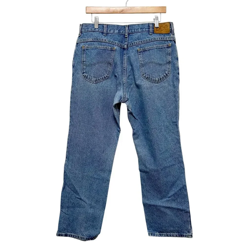 Vintage Lee Straight Leg Jeans Sz 36x30